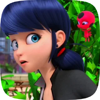 💗 emoji Marinette @CenterOfSticker Telegram sticker 10 of 20
