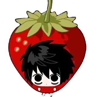 🍓 emoji Lawliet L 🍰 Telegram sticker 7 of 23