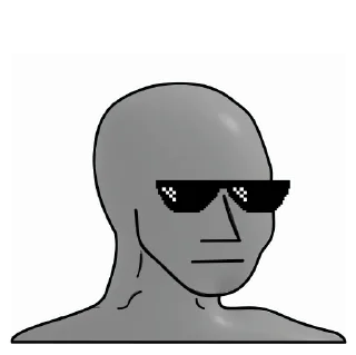 😎 emoji NPC Telegram sticker 14 of 16