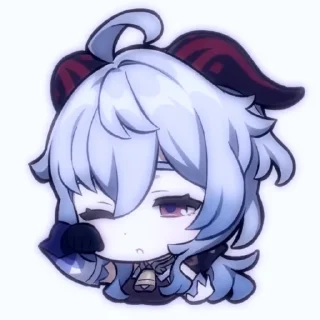 💤 emoji 𝐠𝐚𝐧𝐲𝐮 (＿ ＿*) Z z z | @MUZYAAsticker Telegram sticker 24 of 44