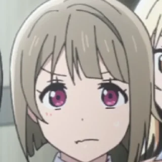 😕 emoji Love Live Nijigasaki Saison 2 Stickers Pack Telegram sticker 15 of 43