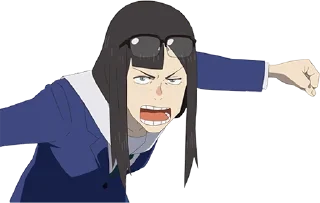 👊 emoji Kanamori Sayaka - @bourros Telegram sticker 12 of 25