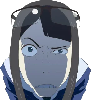 🤨 emoji Kanamori Sayaka - @bourros Telegram sticker 10 of 25