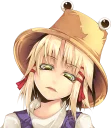 🤨 emoji Suwako Moriya Pack - @bourros Telegram sticker 11 of 25
