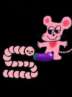 🐭 emoji t.me/mouseworm Telegram sticker 10 of 120