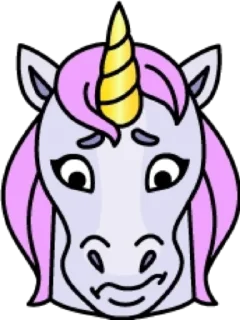 🥺 emoji Единорог @modnyashki_vip Telegram sticker 15 of 25
