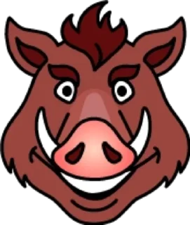 😀 emoji Кабан @modnyashki_vip Telegram sticker 6 of 25