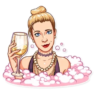 🥂 emoji Girls @english_world_chatting Telegram sticker 9 of 120
