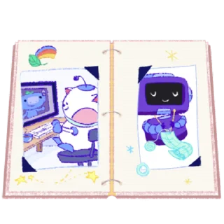 📖 emoji Wumpus & Co: Winter Fun | @discord_stickers Telegram sticker 14 of 30