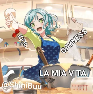 Sticker from BanG Dream! @ShiniBuu's Pack