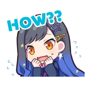 😨 emoji (*＾3＾)/～♡ Telegram sticker 24 of 34