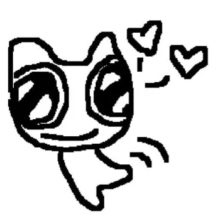 🐈‍⬛ emoji btw creatu re !! Telegram sticker 7 of 32