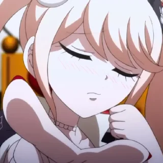 🥺 emoji Junko Enoshima Telegram sticker 22 of 54