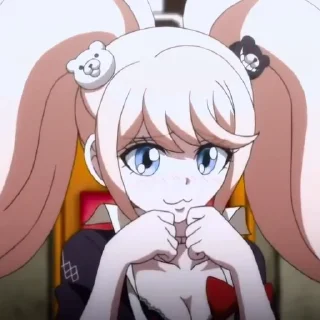 🥺 emoji Junko Enoshima Telegram sticker 11 of 54