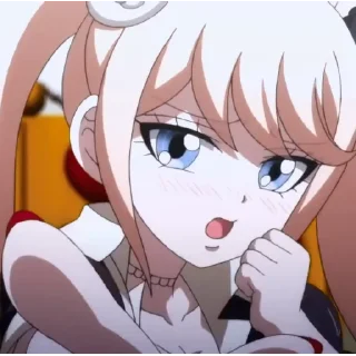 🥺 emoji Junko Enoshima Telegram sticker 23 of 54