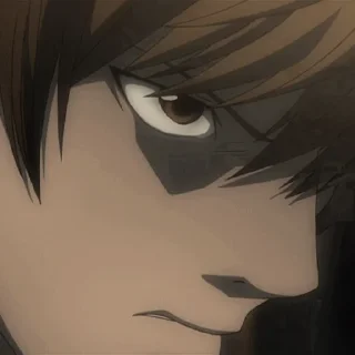 📃 emoji Light Yagami, @JustSomeBullshit Telegram sticker 12 of 120