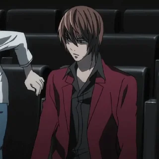 🖊 emoji Light Yagami, @JustSomeBullshit Telegram sticker 3 of 120