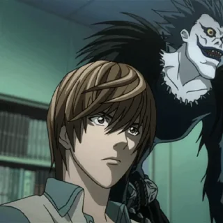 📃 emoji Light Yagami, @JustSomeBullshit Telegram sticker 16 of 120