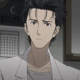 ⌛️ emoji Okabe Rintarou [@TodorokiShouto] Telegram sticker 17 of 90