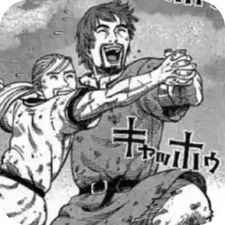 👍 emoji Vinland Saga Telegram sticker 22 of 50