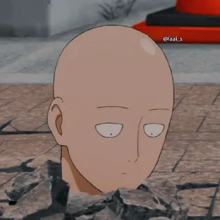 🌚 emoji Saitama Telegram sticker 17 of 71