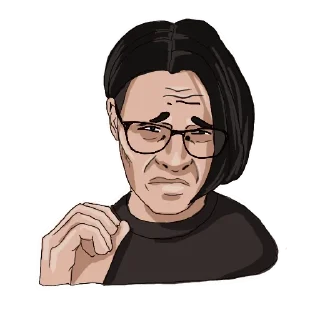 😔 emoji Frame Tamer Telegram sticker 6 of 14