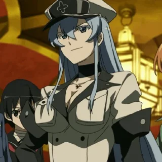 ➿ emoji ᳀ Esdeath ༐ @ot_anime Telegram sticker 22 of 25
