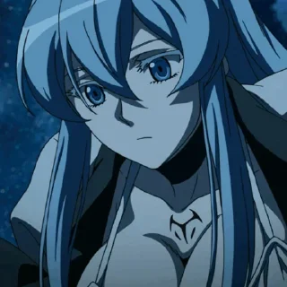 ➿ emoji ᳀ Esdeath ༐ @ot_anime Telegram sticker 17 of 25