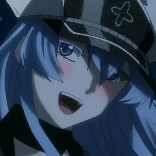 ➿ emoji ᳀ Esdeath ༐ @ot_anime Telegram sticker 10 of 25
