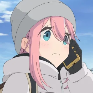 🙁 emoji Yuru Camp Telegram sticker 8 of 18
