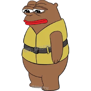 🐸 emoji Bare Pepe's @EL_CARLEONE @MEHDI_HANNIBAL Telegram sticker 12 of 117