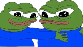👨‍❤️‍👨 emoji Pepe's Single Clue Telegram sticker 24 of 109