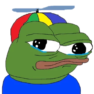 🙁 emoji Pepe's Single Clue Telegram sticker 14 of 109
