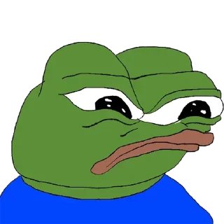 ☹️ emoji Pepe's Single Clue Telegram sticker 10 of 109