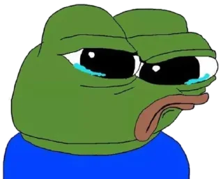 ☹️ emoji Pepe's Single Clue Telegram sticker 13 of 109