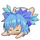😭 emoji Cirno⑨ Telegram sticker 10 of 31