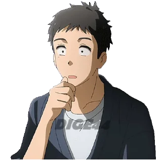 🤔 emoji @STIKERFORALL 🏴󠁧󠁢󠁥󠁮󠁧󠁿MY DRESS UP DARLING Telegram sticker 17 of 50