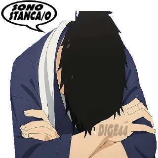 😓 emoji @STIKERFORALL 🇮🇹MY DRESS UP DARLING Telegram sticker 23 of 50