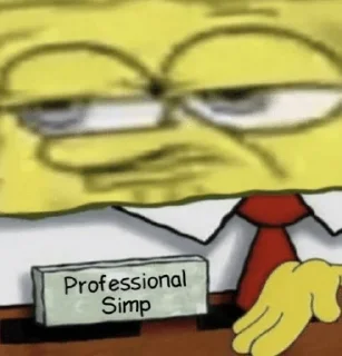 🤡 emoji Ur a simp Telegram sticker 8 of 9
