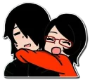 😆 emoji Sarada Uchiha [รקร] Telegram sticker 21 of 120
