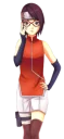 😕 emoji Sarada Uchiha [รקร] Telegram sticker 6 of 120
