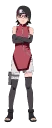 😠 emoji Sarada Uchiha [รקร] Telegram sticker 8 of 120