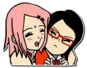 😣 emoji Sarada Uchiha [รקร] Telegram sticker 22 of 120