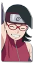 😁 emoji Sarada Uchiha [รקร] Telegram sticker 14 of 120