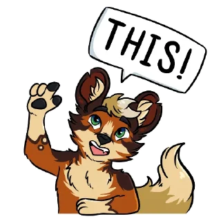☝️ emoji Clean Paws Telegram sticker 7 of 19