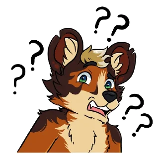 🤔 emoji Clean Paws Telegram sticker 15 of 19