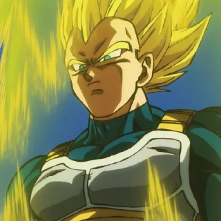 ➿ emoji ᳀ Vegeta ༐ @ot_anime Telegram sticker 16 of 40