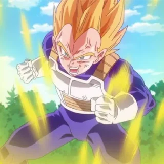 ➿ emoji ᳀ Vegeta ༐ @ot_anime Telegram sticker 20 of 40