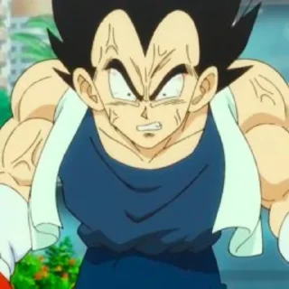➿ emoji ᳀ Vegeta ༐ @ot_anime Telegram sticker 11 of 40
