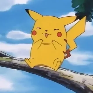 😄 emoji Pikachu. Telegram sticker 9 of 16